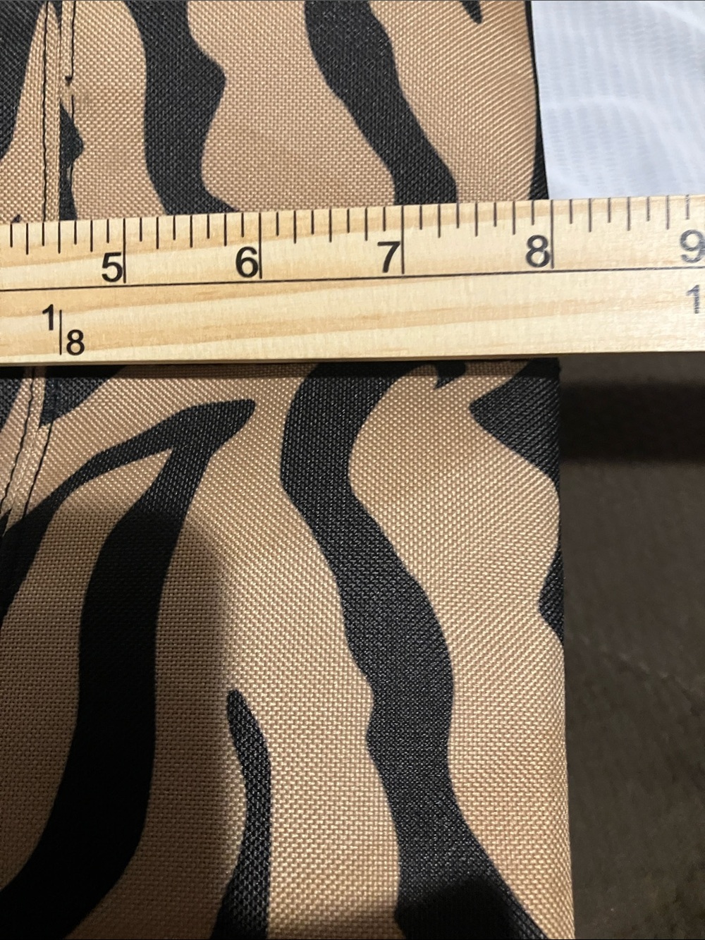 Zebra print in tan and black multi bags 4in1 - Picture 4 of 16